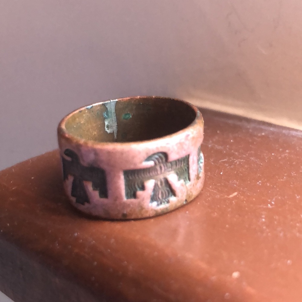 Copper Thunderbird Ring - image 5
